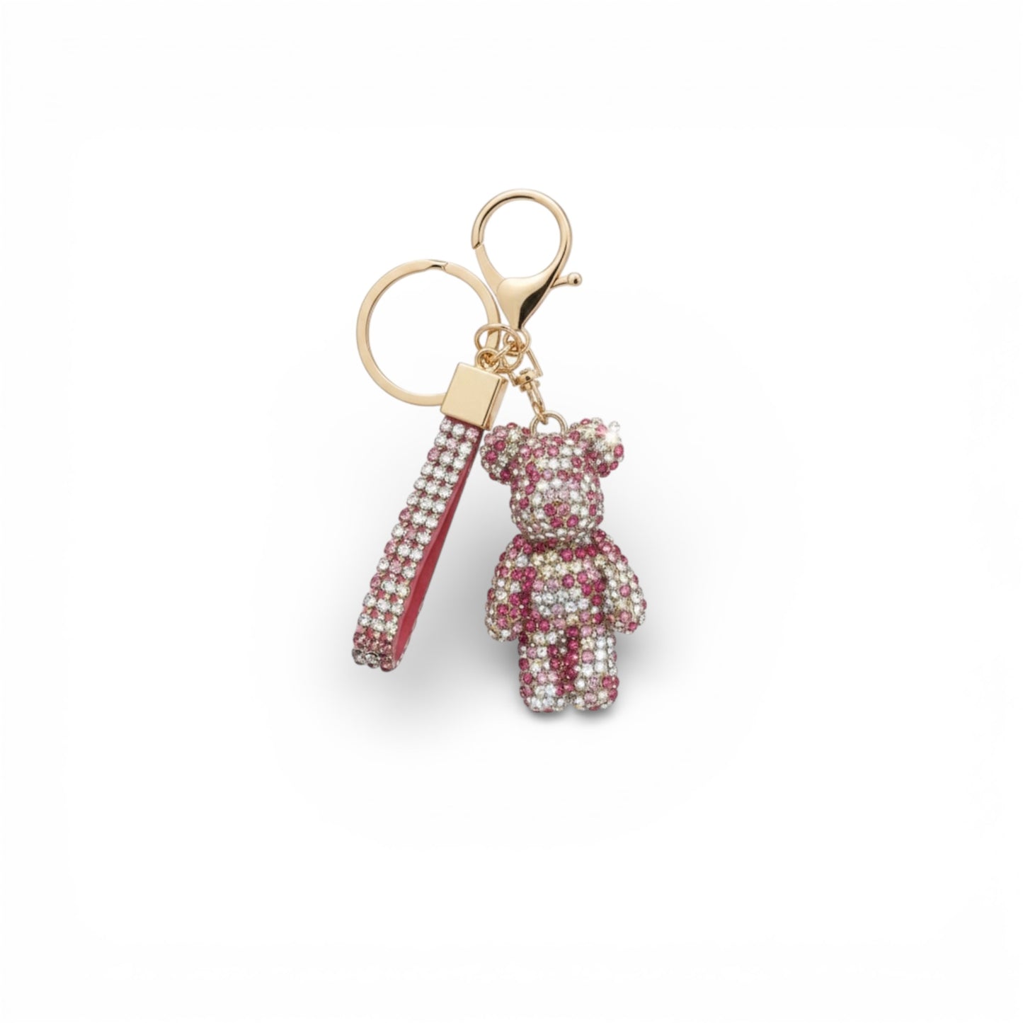 Portachiavi Orso Crystal - con Zirconi