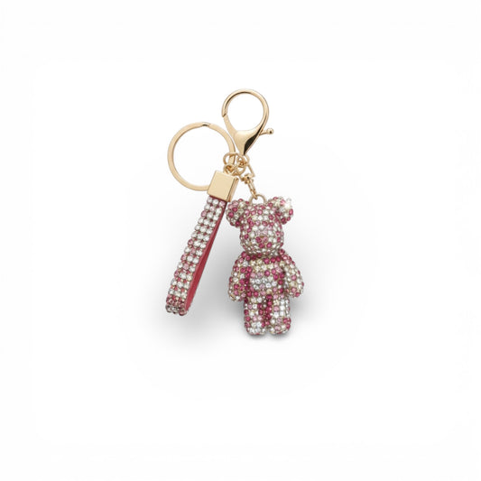 Portachiavi Orso Crystal - con Zirconi