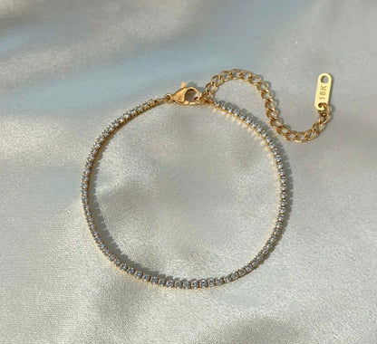 Bracciale Tennis Diamante - Acciaio Inossidabile
