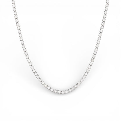 Collana tennis diamante in acciaio inossidabile